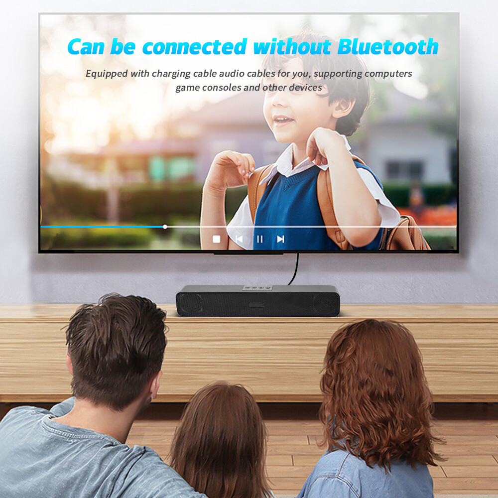 Bluetooth Sound Bar trådløs TV Soundbar 3D Home Theater - Miniatyr 6