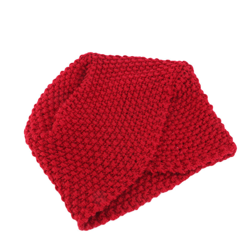 Vintage Corn Kernel Handmade Crossover Beanie