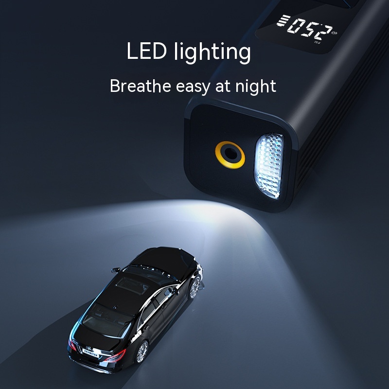 New Car Cleaner Car Wireless Digital Display Inflator Smart Air Pump Car Dust Collection And Gas Four-in-one