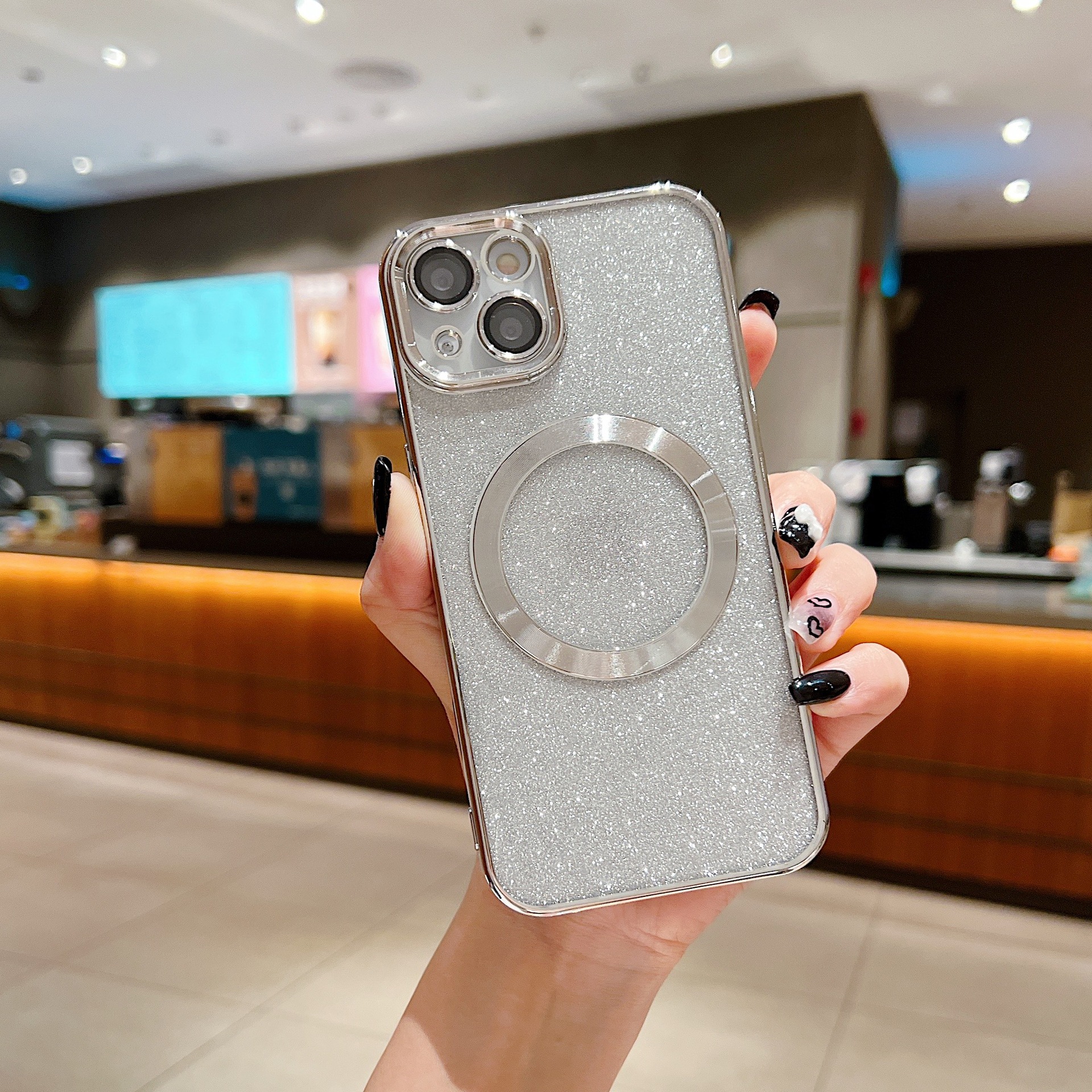 Electroplating Magnetic Transparent Soft Shell Protective Cover - Image 9