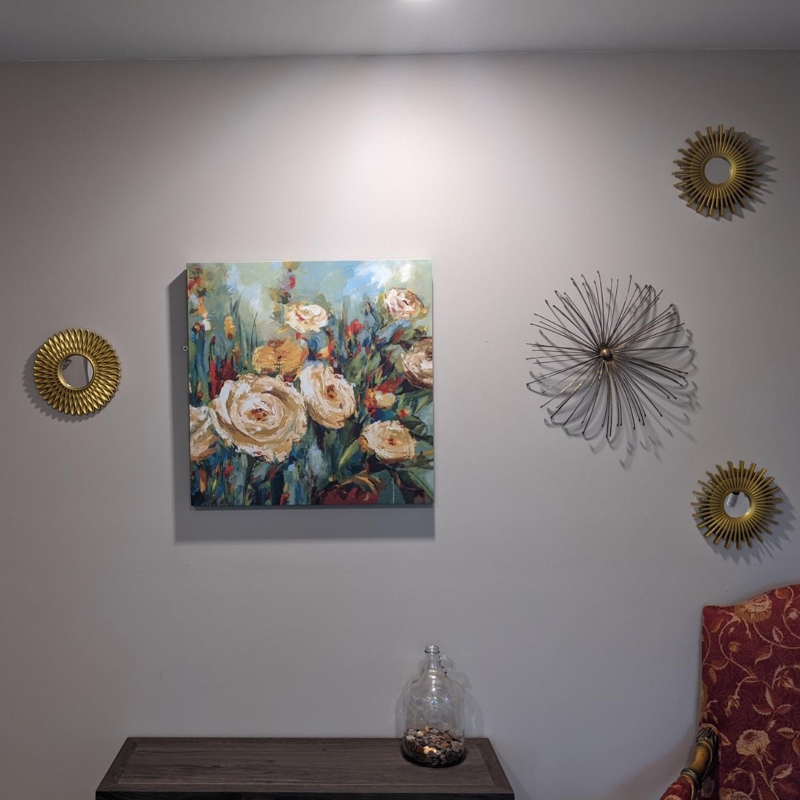 Gold Wall Mirror, Set of 3, picture 3 of 6