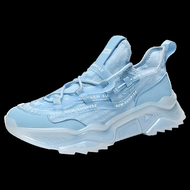 Low Top Solid Color Casual Daddy Shoes