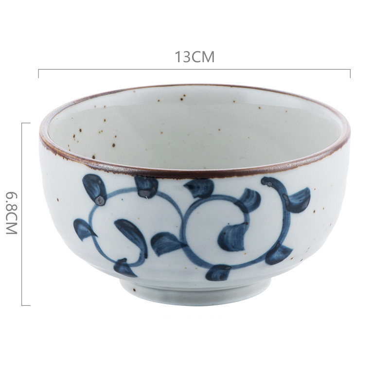 Title 10, Creative Personality Vintage Ceramic Rice Bowl