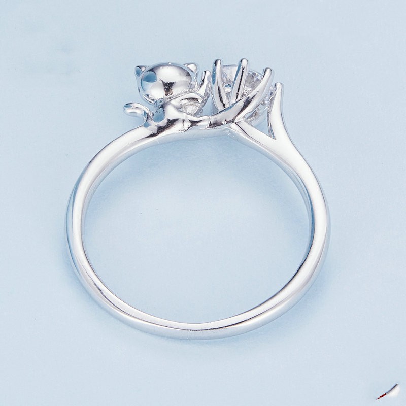 Title 1, Platinum Plated Oil Drop Cute Animal Ring naruk...