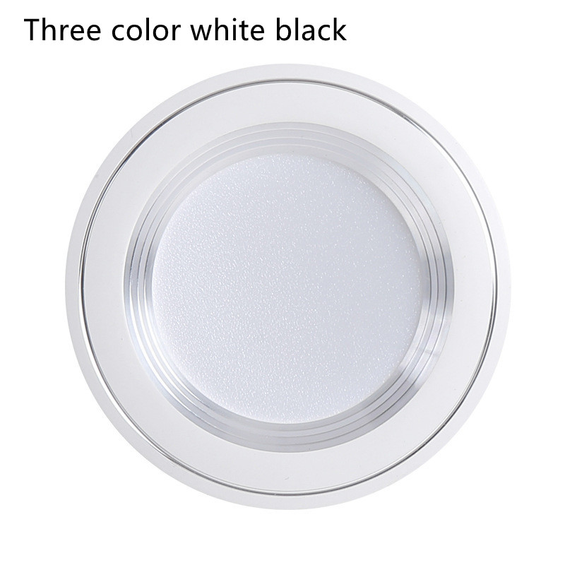 Three color white black