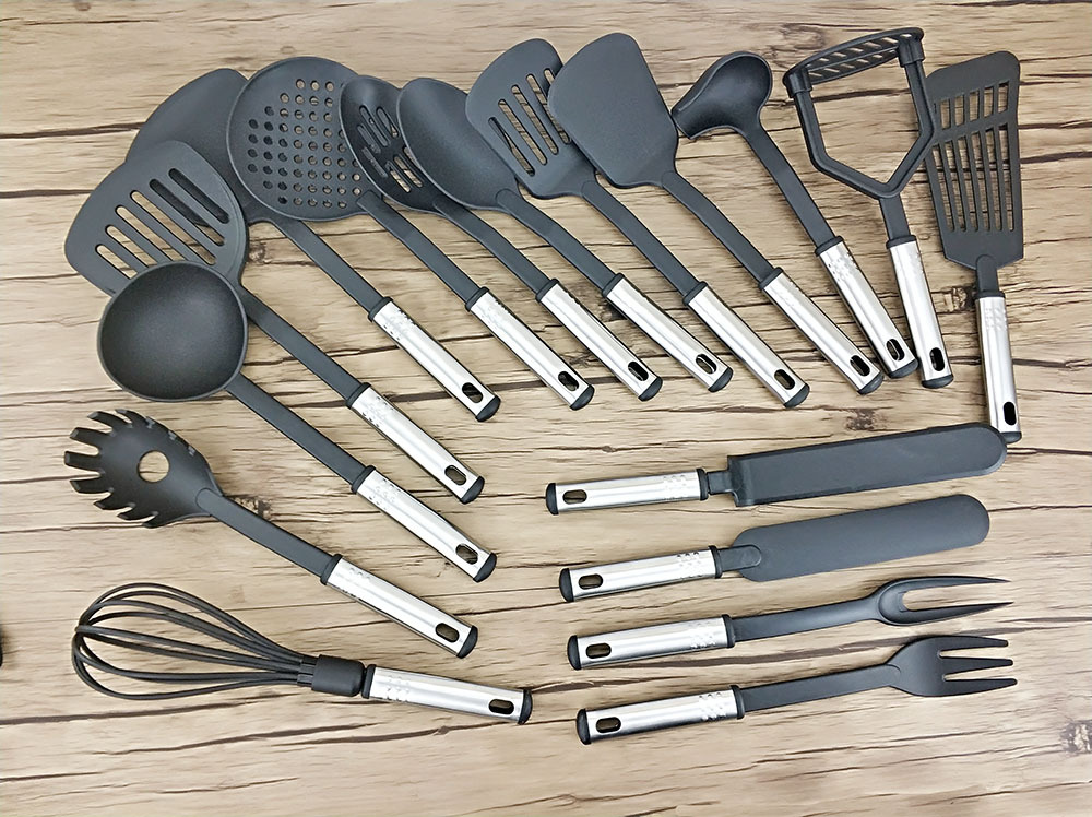 Title 4, Nylon Kitchenware 42-piece Casing Handle Stainl...