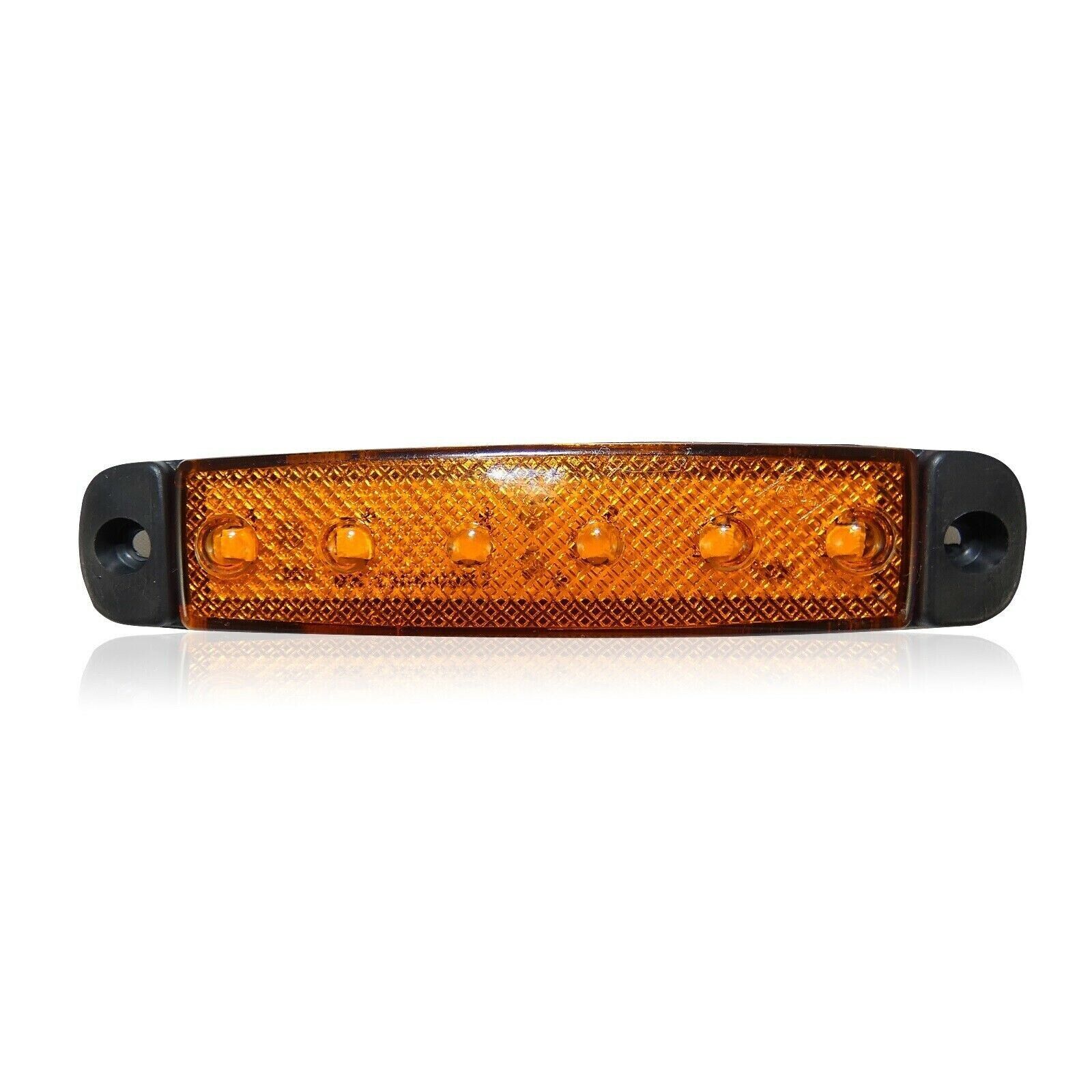30 Pcs 12v 6 Led White Yellow Red Side Marker Light Position Truck Trailer — image 12