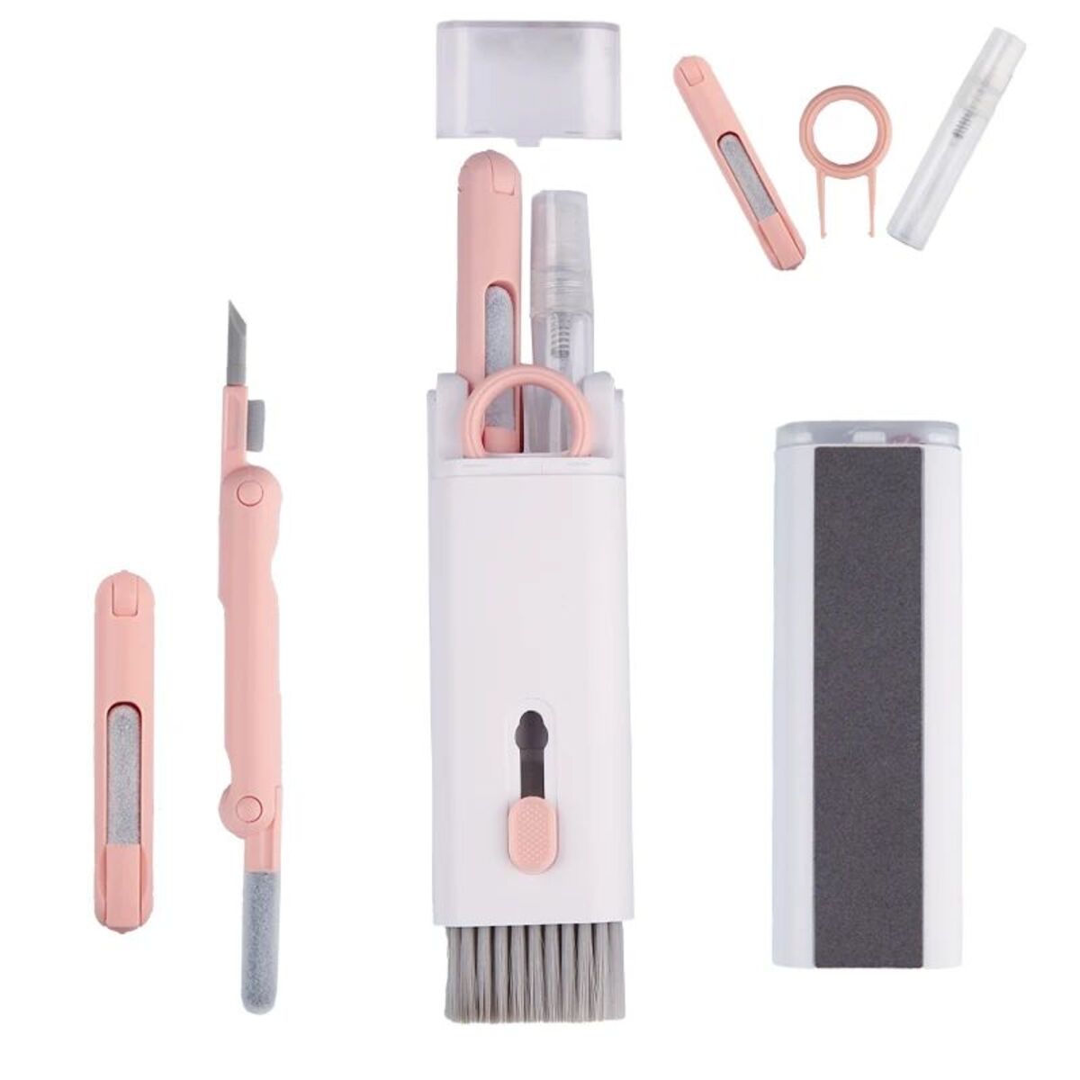 Kit de nettoyage de clavier d'ordinateur 7 en 1, stylo pour écouteurs et outils - Zdjęcie 9 z 9