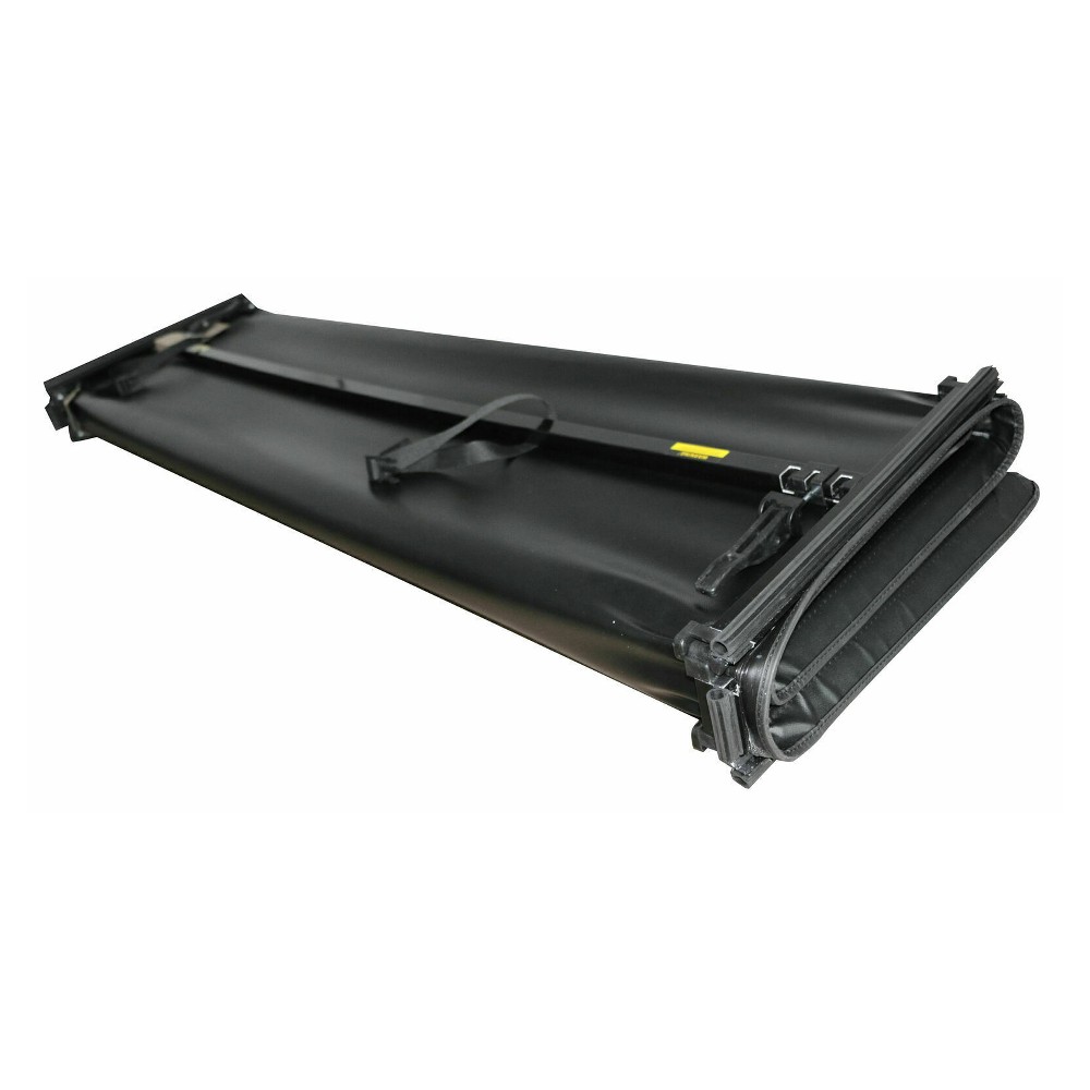 Mankee 4-panel tonneau cover folded open toward cab on 2016 Chevy Silverado 1500