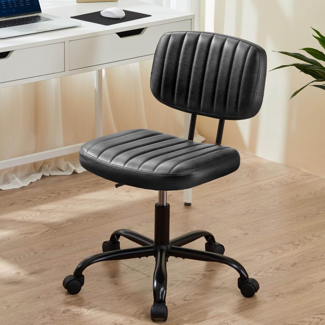 Adjustable Height 360degrees Rolling Swivel Computer Task Chair Without Arm image 33