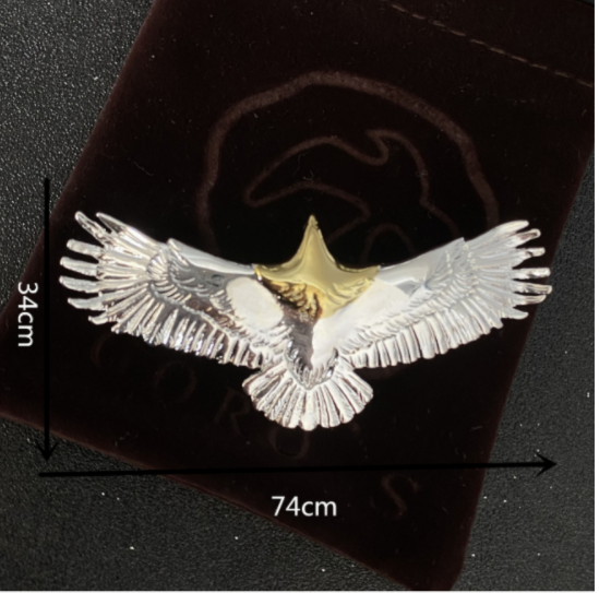 Fashionable All-match Gold-plated Eagle Pendant