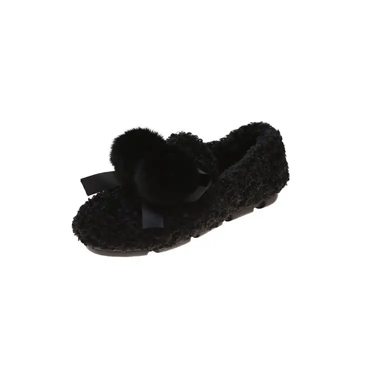Women's Flat Shoes Keep Warm And Fashionable For Outer Wear