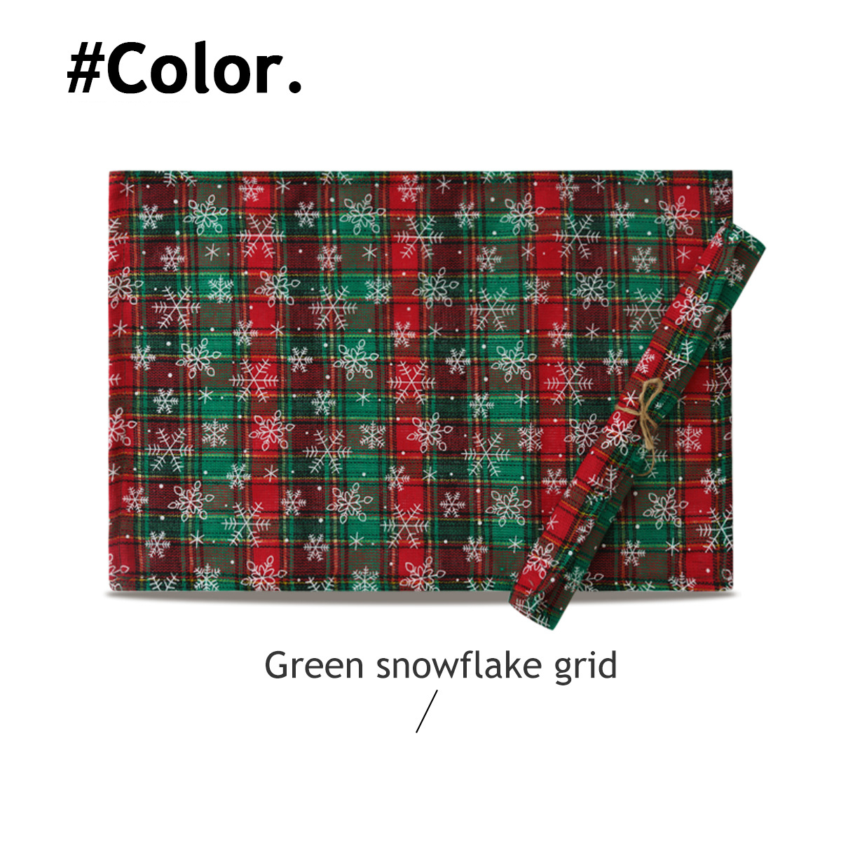 Green snow grid