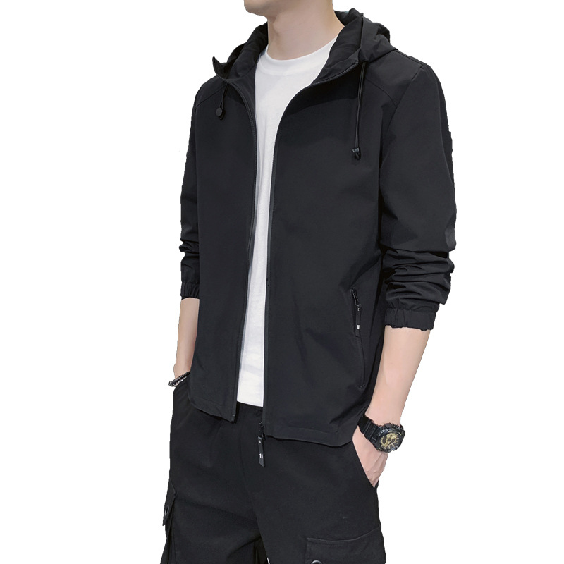Men's Hooded Slim Jacket