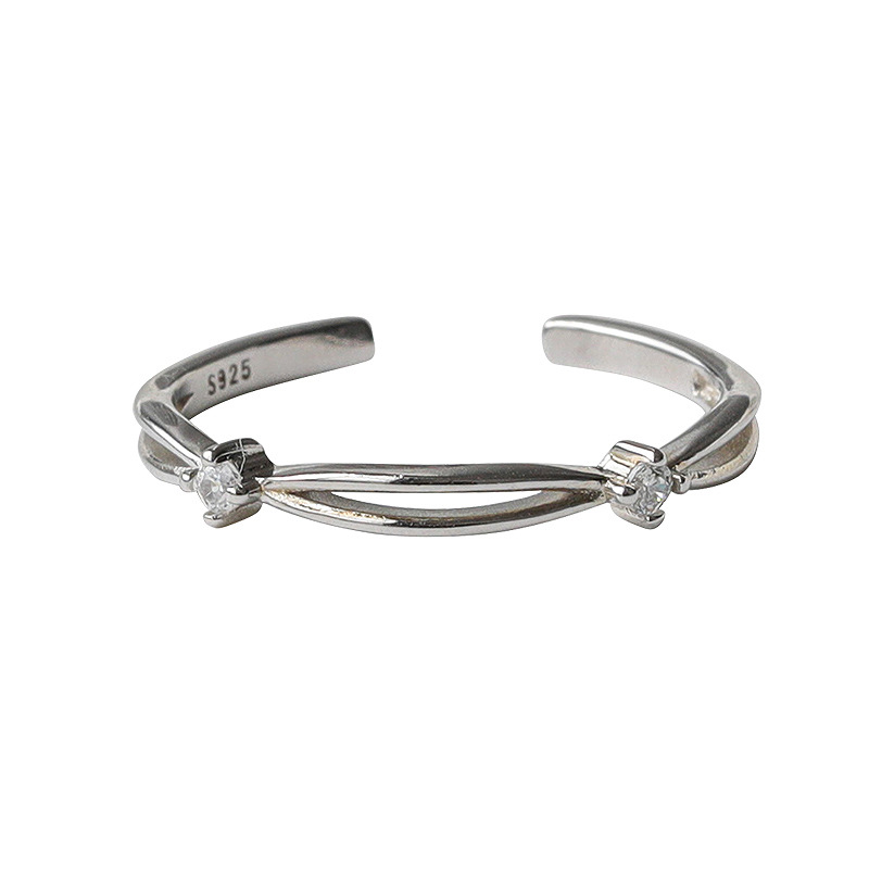 Ladies 925 Sterling Silver Laughing Ring