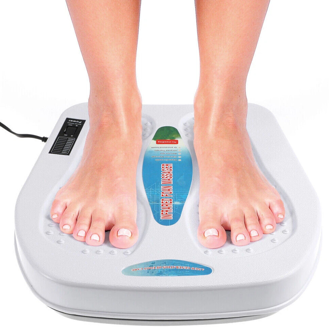 UK New Foot Leg Vibration Blood Circulation Booster Feet Massager With Heated 9 — image 11