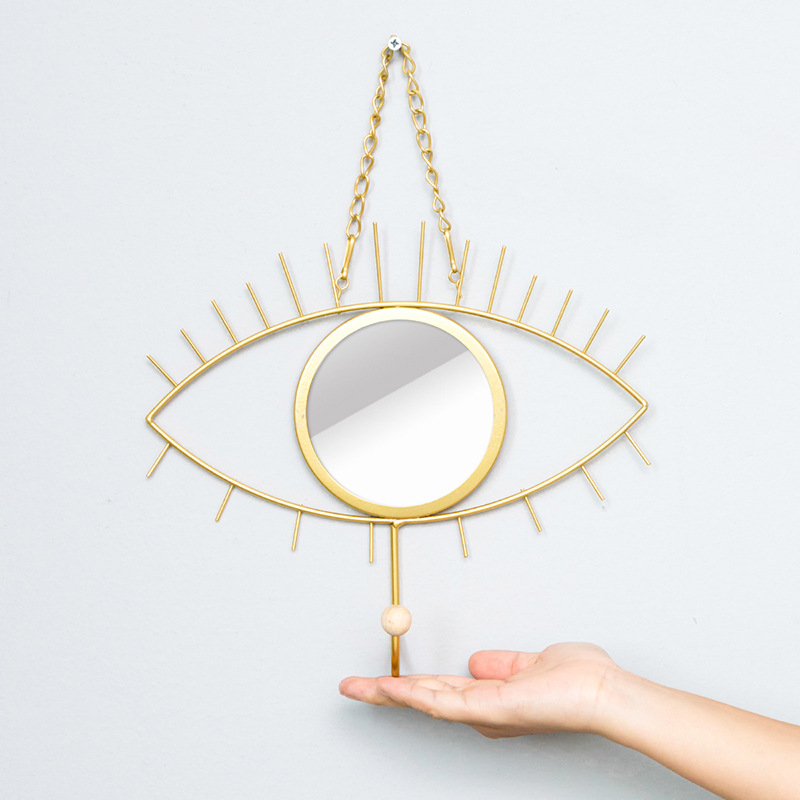 Geometric Eye Iron Art Hooks