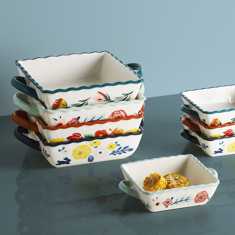 Title 12, Cheese Baked Rice Bowl Plate Western Tableware,...