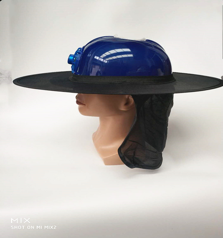ComfyWorker Tm  Solar Fan Helmet