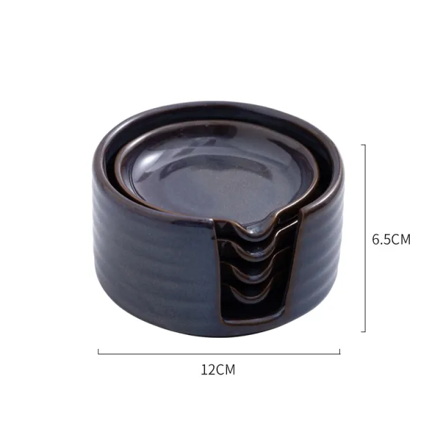 Japanese Household Ceramic Creative Sauce Plate Black - Shop at LoveMi