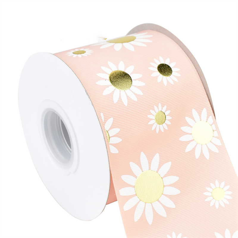 Title 3, Ribbon Ink Hot Laser Gold Little Daisy Pattern ...