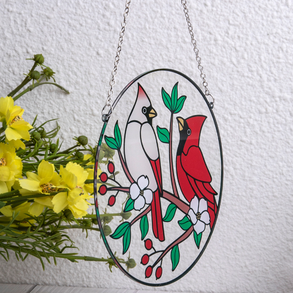 Title 3, Red Bird Garden Home Hanging Decoration