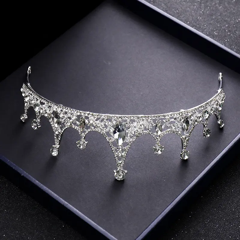 Birthday Forest Fairy Beauty Rhinestone Crown Dress Wedding Headdress