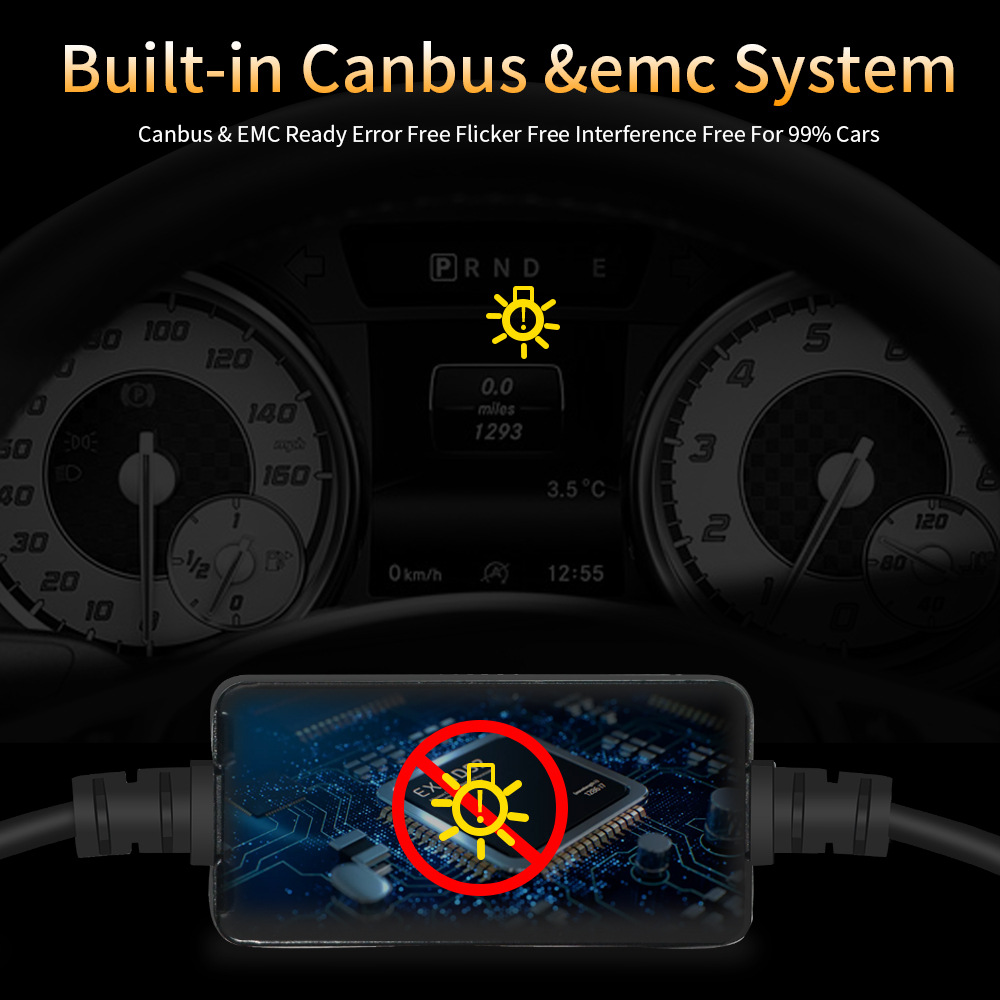 V13 F7 Blade Model High-power Ultra-focused Led Car Bulb, Car Headlight, High And Low Beam, Car Modification 4