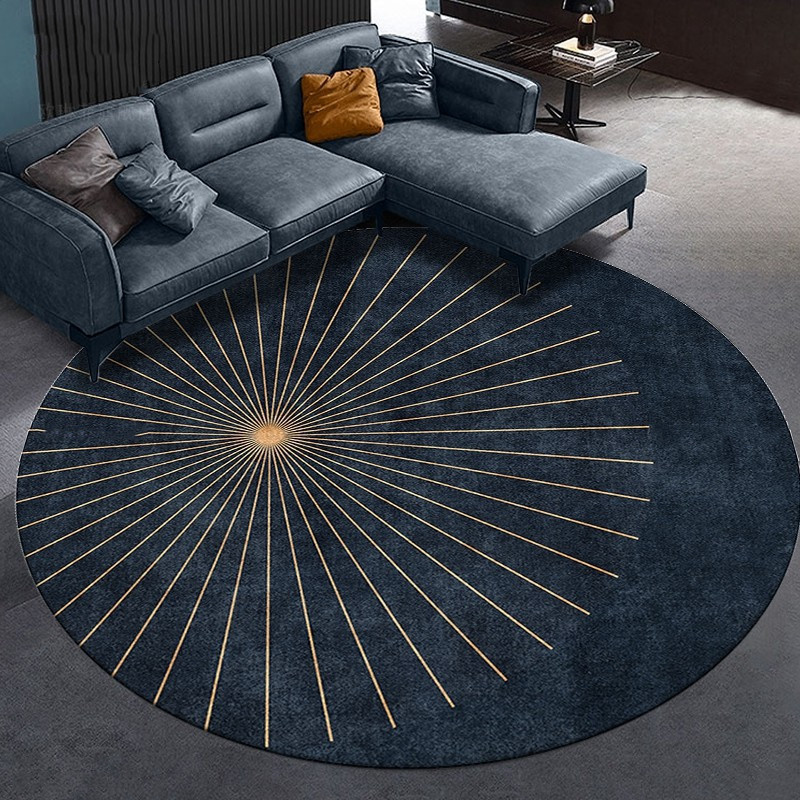 Dirt-resistant Office Computer Underfoot Round Carpet Pad