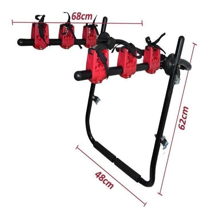 3 Bicycle Carrier Car Rack Bike Cycle Universal Rear Boot Mount — image 5