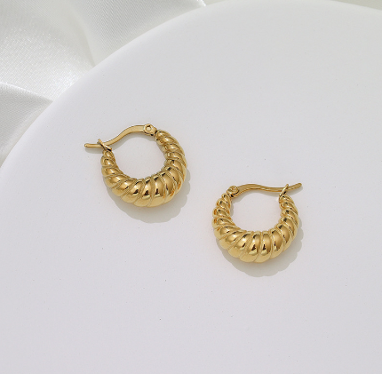 Croissant Hoop Earrings