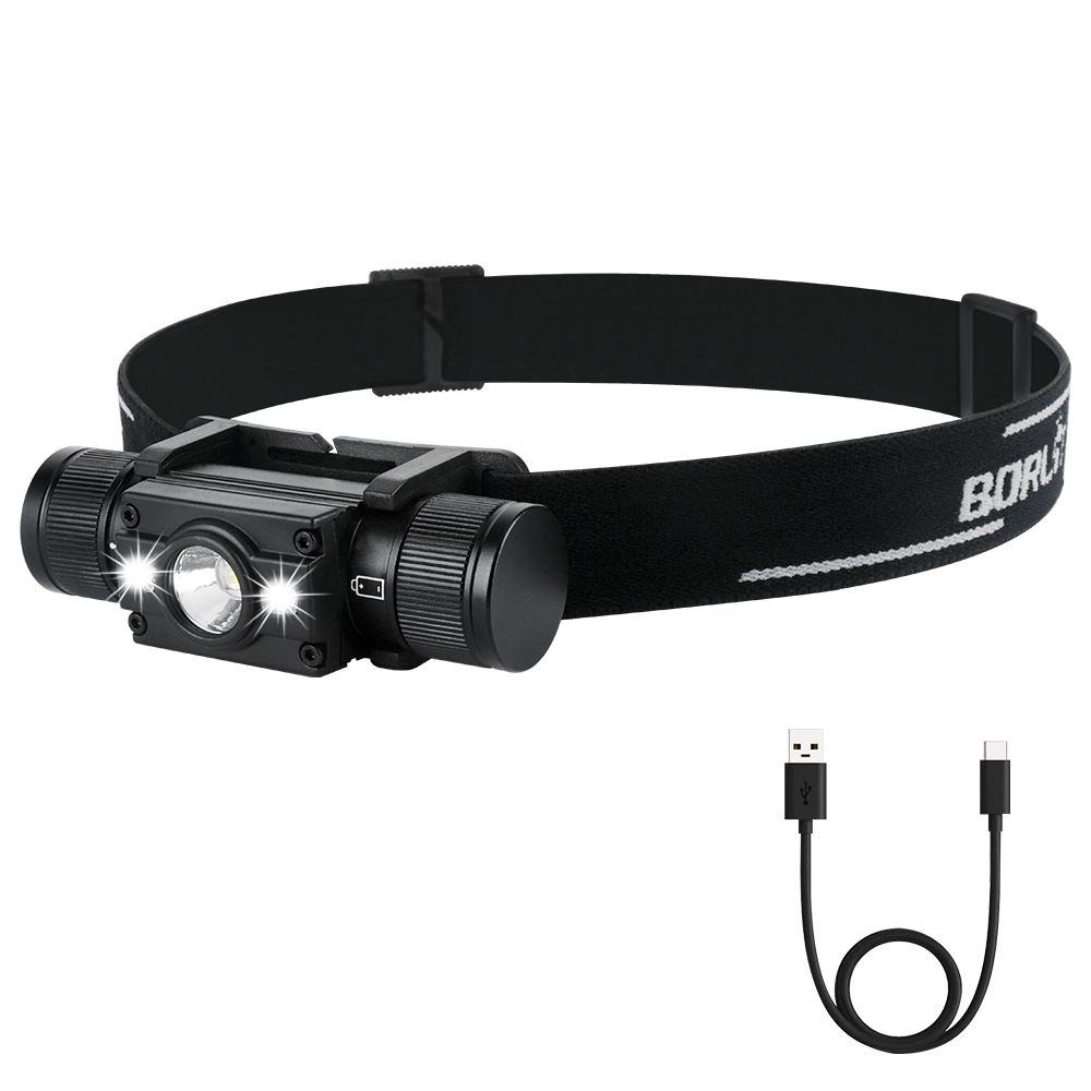 BORUiT LED Head Torch Lamp Light Rechargeable Headlight Headlamp Camping 7 Mode — image 12
