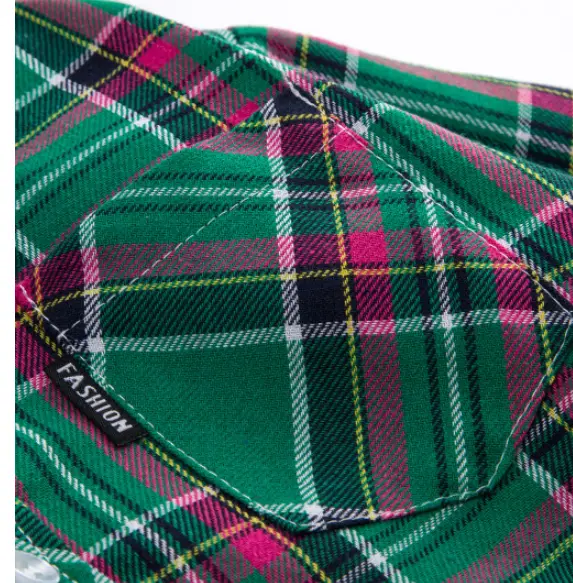 Children's Shirt Pure Cotton Children's Wear Plaid