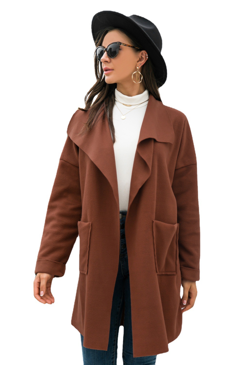 Title 6, Hot Sale Mauni Solid Color Long Sleeve Jacket