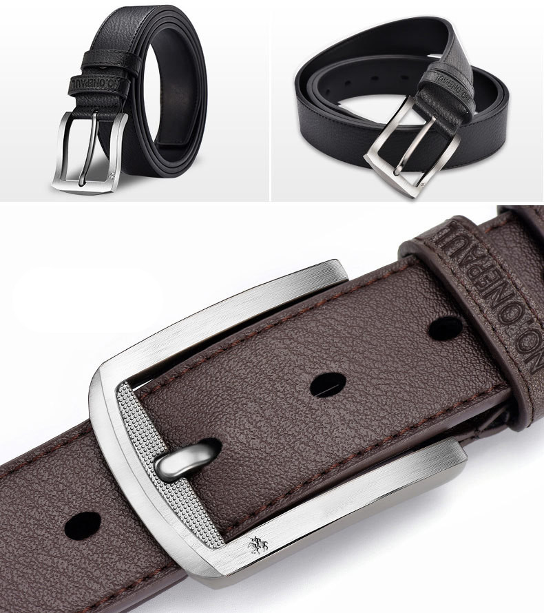 Korean Style Men's Casual Belt With Pin Buckle