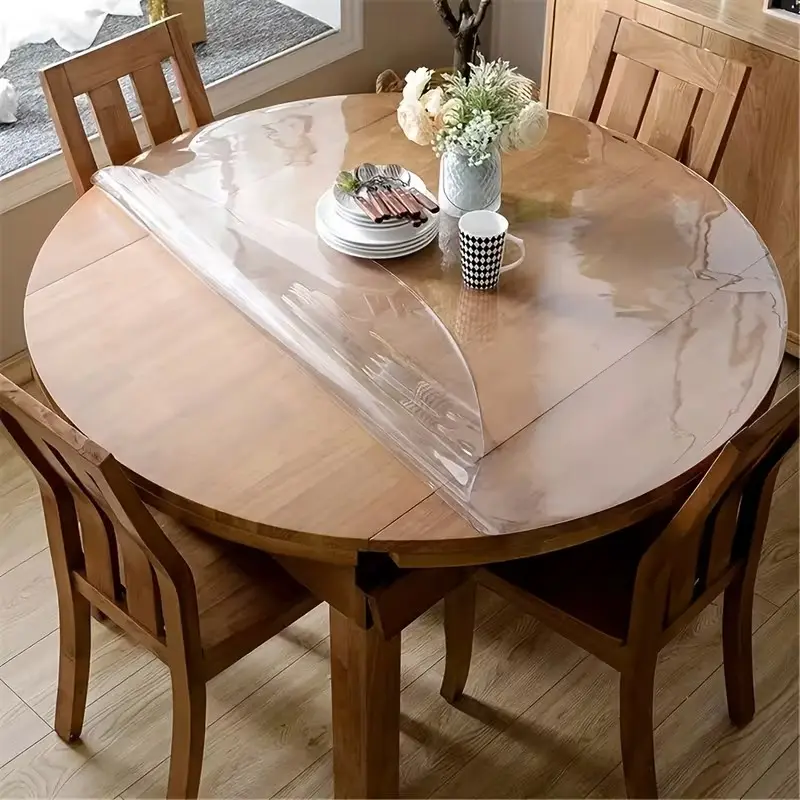 Round PVC Table Cover 1.5mm Thick Waterproof
