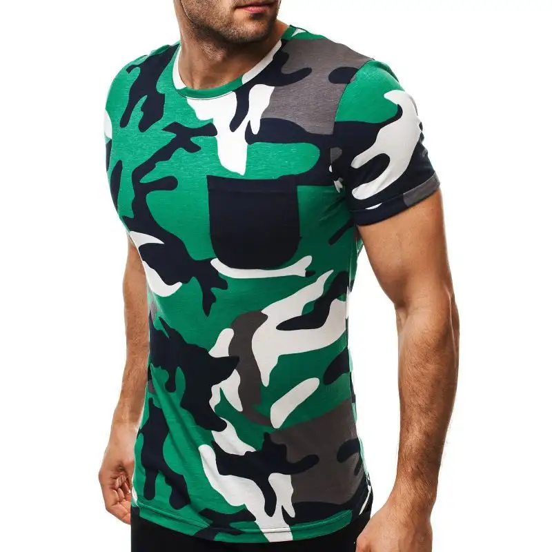 Men's Casual Round Neck Short Sleeve T-Shirt