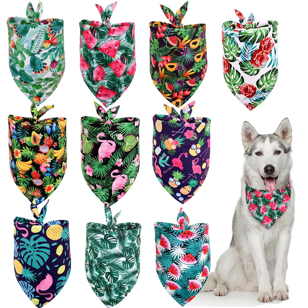 Tropical Wind Fruit Pet Drool Towel