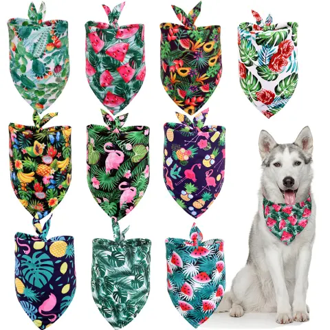 Tropical Wind Fruit Pet Drool Towel for Dogs