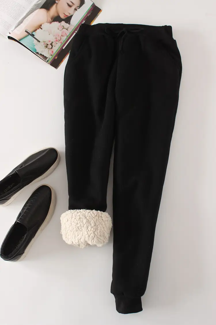 Women's Loose Harem Pants Plus Size Cotton Trousers