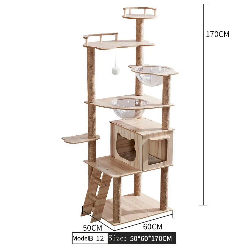 Cat Crawl Nest Scratching Board Tree