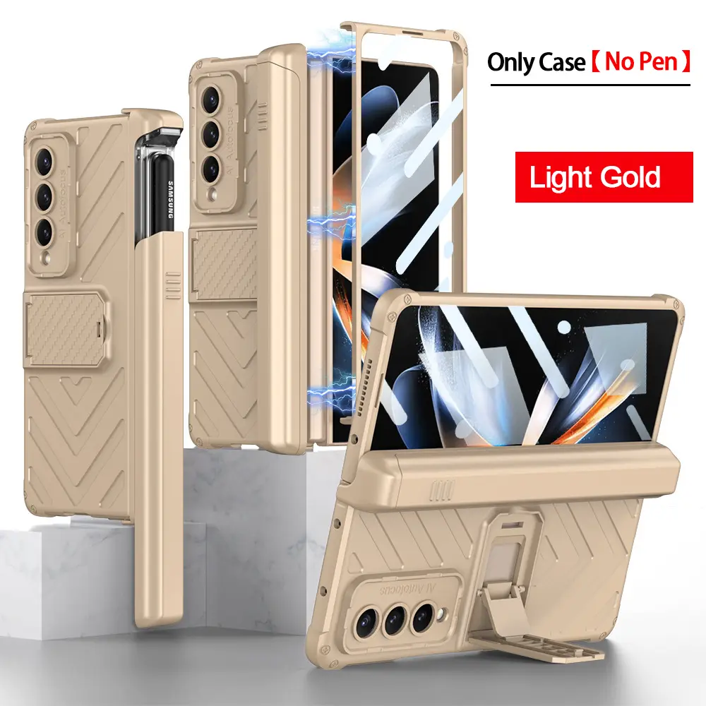 Phone Case Armor Magnetic Hinge Folding Pivot Bracket