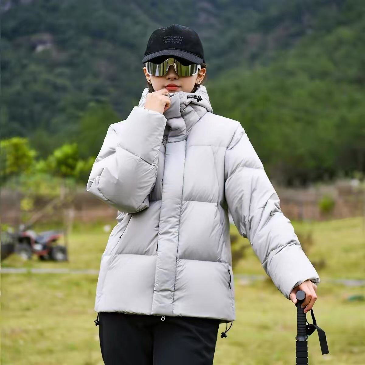 Hooded Down Puffer Jacket, picture 2 of 7