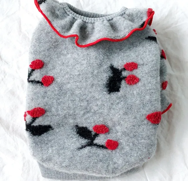 Pet Pomeranian Small Puppy Spring And Autumn Two legged Clothes Grey - Shop at LoveMi