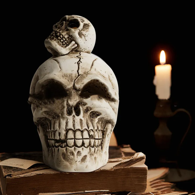 Resin Crafts Halloween Decorations Home Skull Aromatherapy Home Decor – image 2