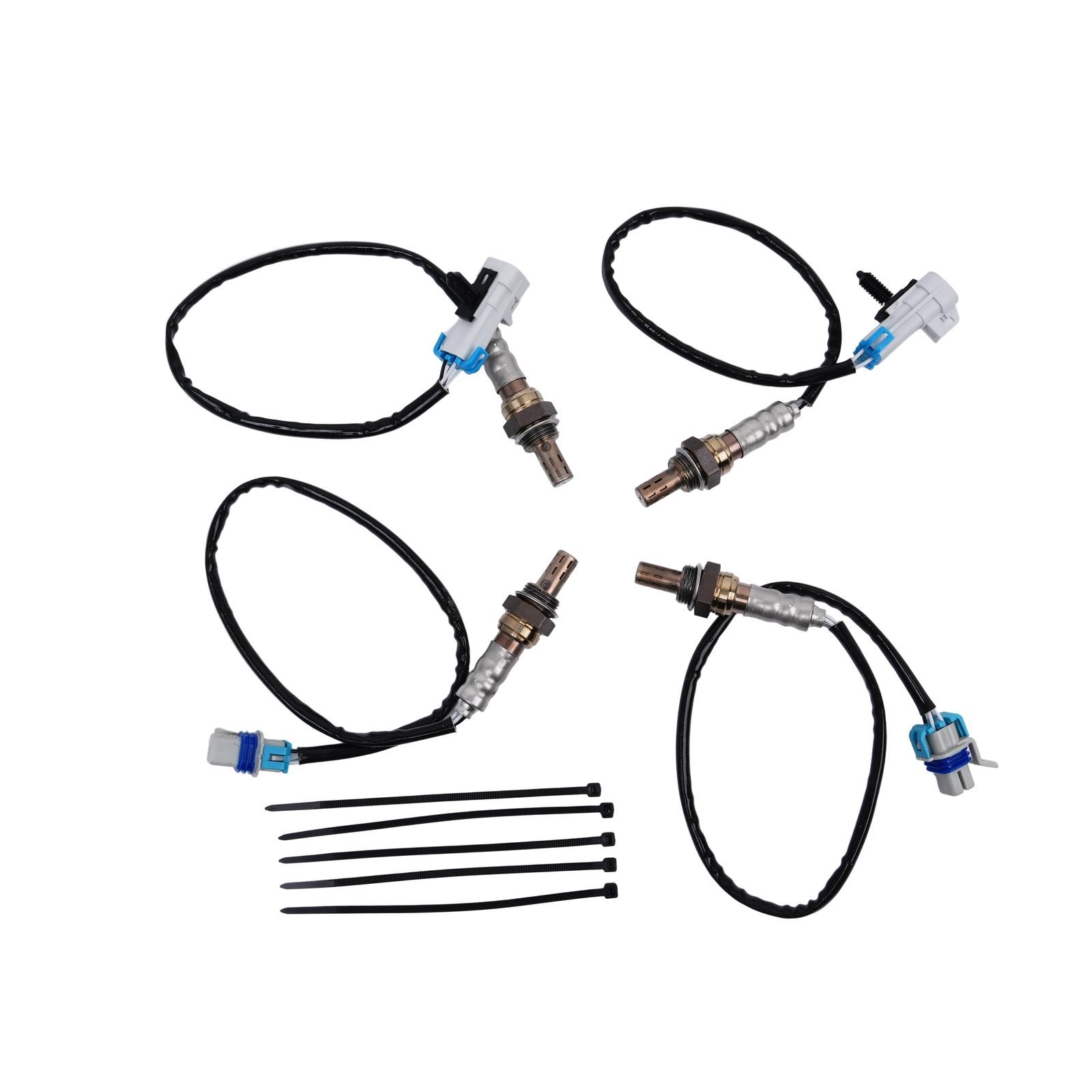 4PCS Upstream & Downstream Oxygen O2 Sensors For Chevy Tahoe GMC Sierra Yukon