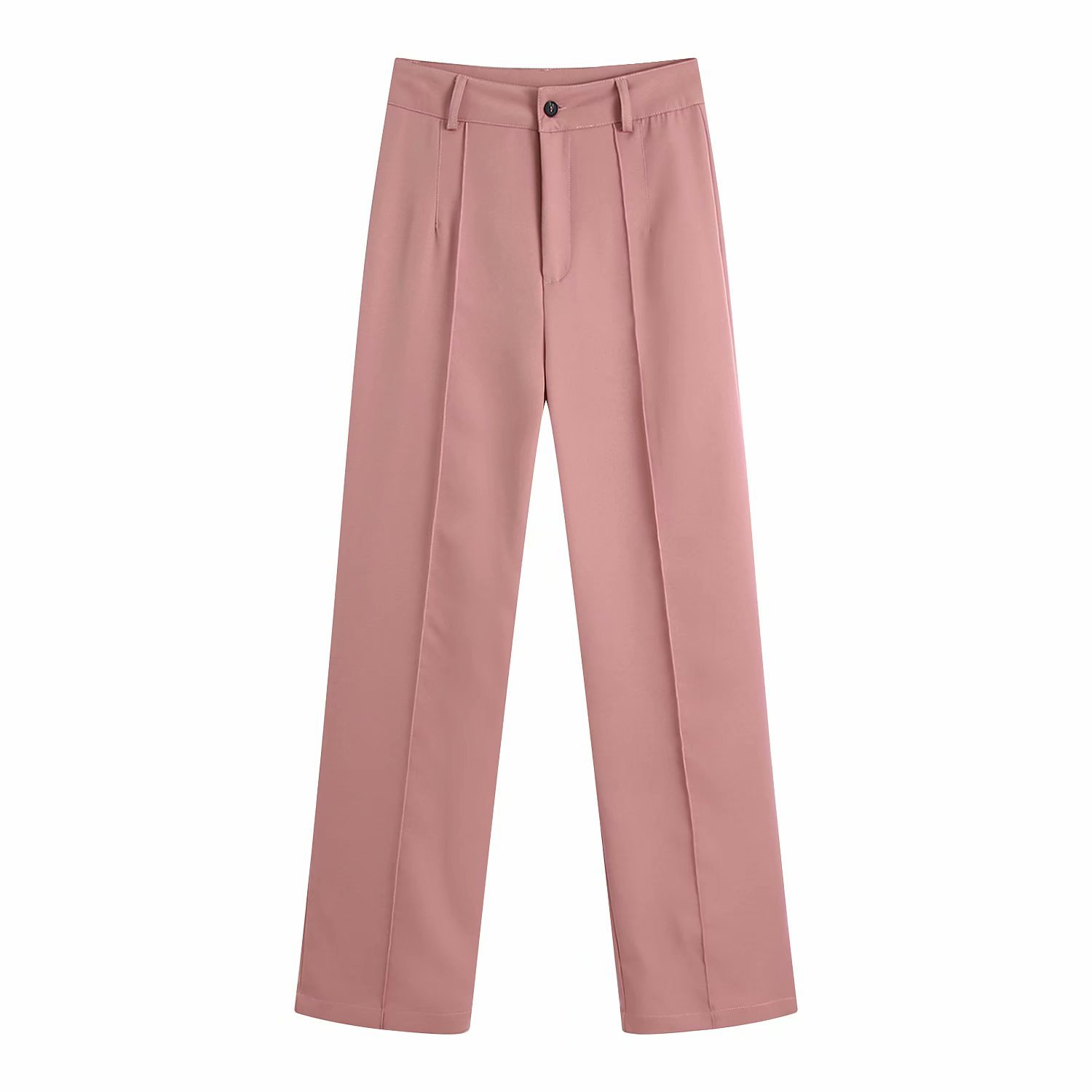 Temperament Double-breasted Suit Straight Trousers