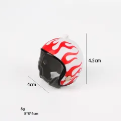 Hens Helmet Chicken Pet Safety Funny Parrot Bird Hat Headwear Small Hard Costumes Accessories For Parakeet - Flame - View 1