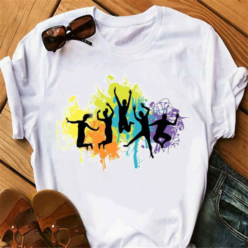 Title 4, Dance Short Sleeve Zumba Printed Short Sleeve T...