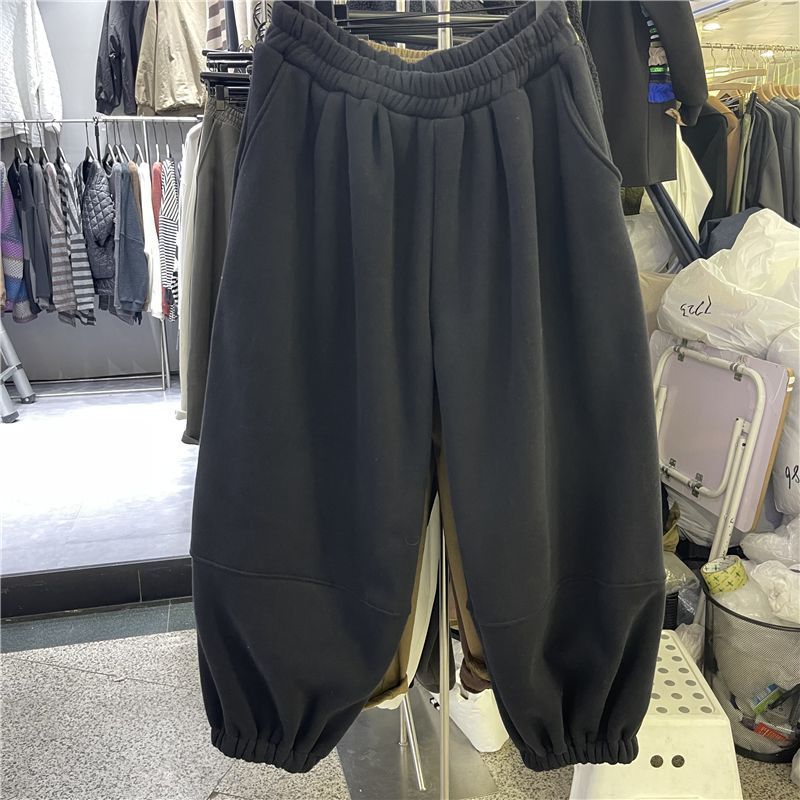 Title 15, Pantaloni Harem in Pile Plus Size da Donna 300 ...